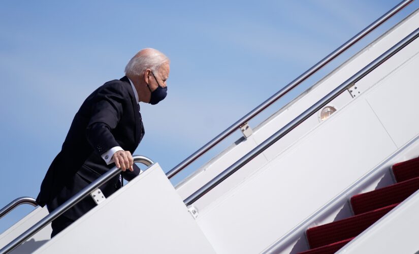 CNN, MSNBC erupted over Trump’s ramp walk — but virtually ignore Biden’s staircase stumble