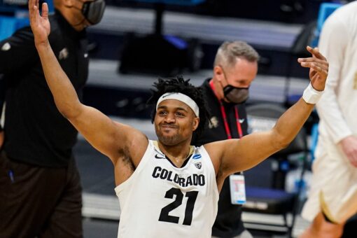 Hoyas history; Colorado uses 3s to dismiss Georgetown 96-73