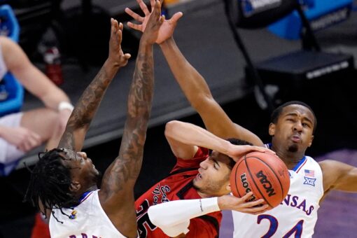 McCormack helps No. 3 seed KU survive E Washington, 93-84