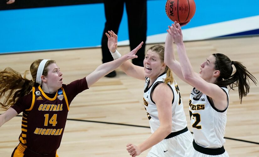 Clark shines in her NCAA Tournament debut, Iowa eases by CMU