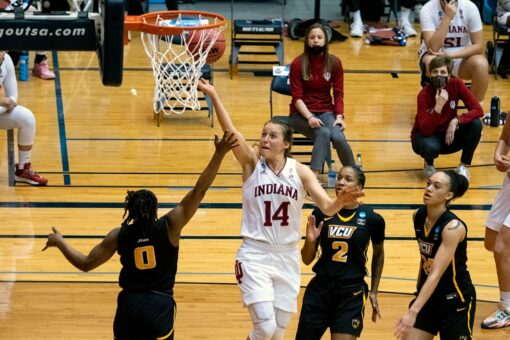 Indiana women hold VCU to 32 points in 1st round of NCAAs