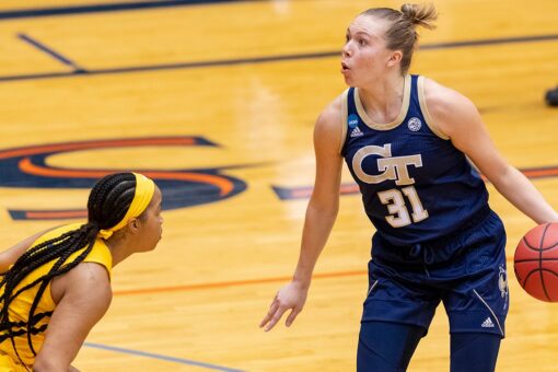No rally needed: Georgia Tech rolls over WVU 73-56 in NCAAs