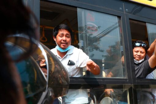 Burma junta frees hundreds held for anti-coup protests