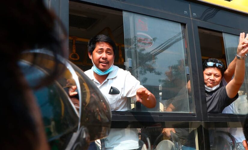 Burma junta frees hundreds held for anti-coup protests