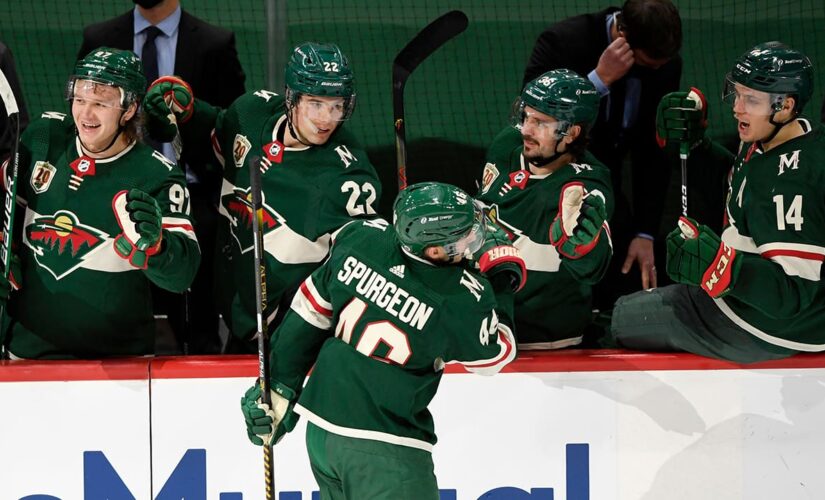 Spurgeon scores 2, Wild beat Ducks 3-2 for 10th home win