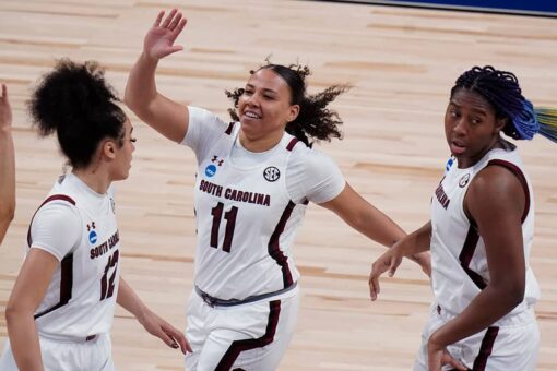 South Carolina beats Georgia Tech 76-65 to reach Elite Eight