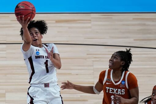 South Carolina drubs Texas 62-34 to reach Final Four