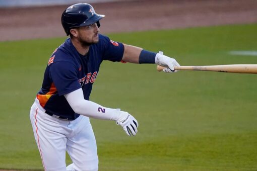 Astros’ Alex Bregman tormented while at bat during spring training game