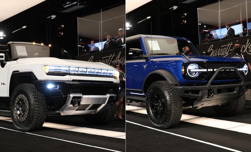 First GMC HUMMER EV and Ford Bronco auctioned for millions