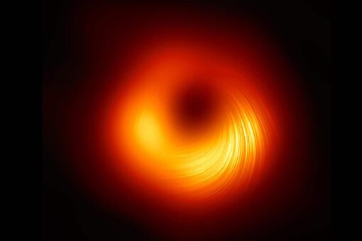 Astronomers capture new polarized view of a black hole