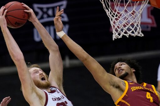 No. 25 Oklahoma survives Iowa State comeback for 79-73 win