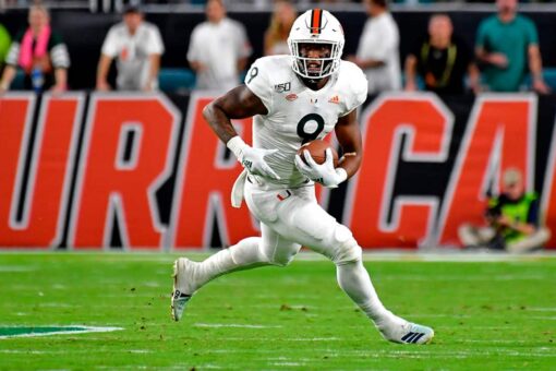 Miami’s Brevin Jordan hopes to get drafted by Bucs, play with Tom Brady: ‘I’ll be glad to go to Tampa Bay’