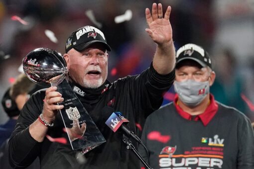 Bucs’ Bruce Arians makes good on bet, reveals new Super Bowl tattoo