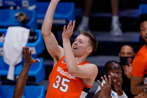 Boeheim pours in 30, No. 11 seed Orange rout Aztecs 78-62