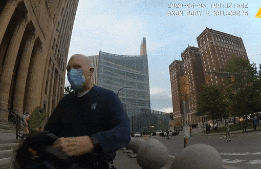 Buffalo, NY body camera footage released of officer pushing elderly protester to ground in June 2020