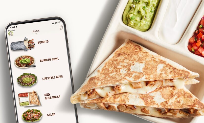 Chipotle’s new quesadillas are reserved for online orders only