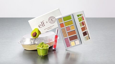 Chipotle’s new e.l.f. makeup collection gets extra with guacamole eyeshadow