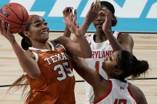 Texas slows Maryland, gets to Elite Eight with 64-61 win