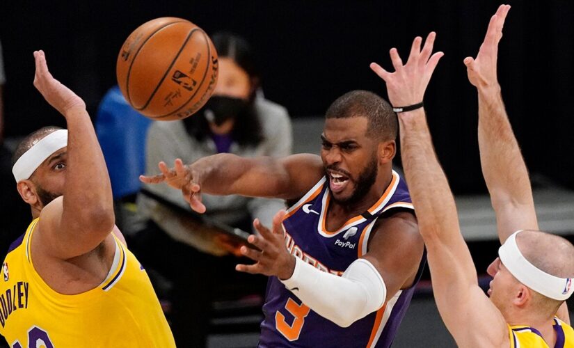 Suns overcome Booker’s ejection, hold off Lakers 114-104