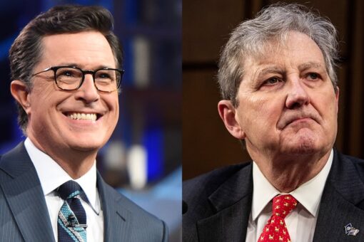Stephen Colbert slams Sen. John Kennedy over gun control statements, calls for Republicans to be voted out