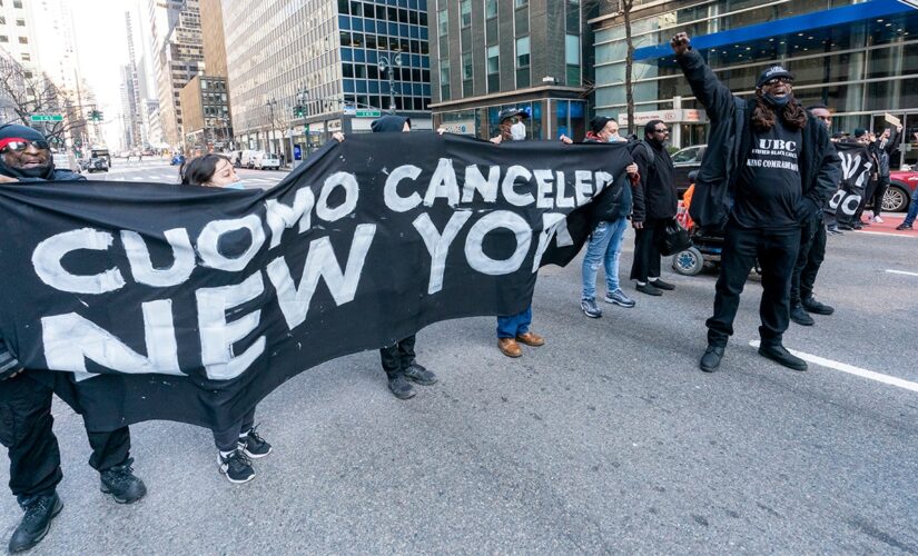 Cuomo’s office flooded with protesters demanding Democratic governor’s resignation