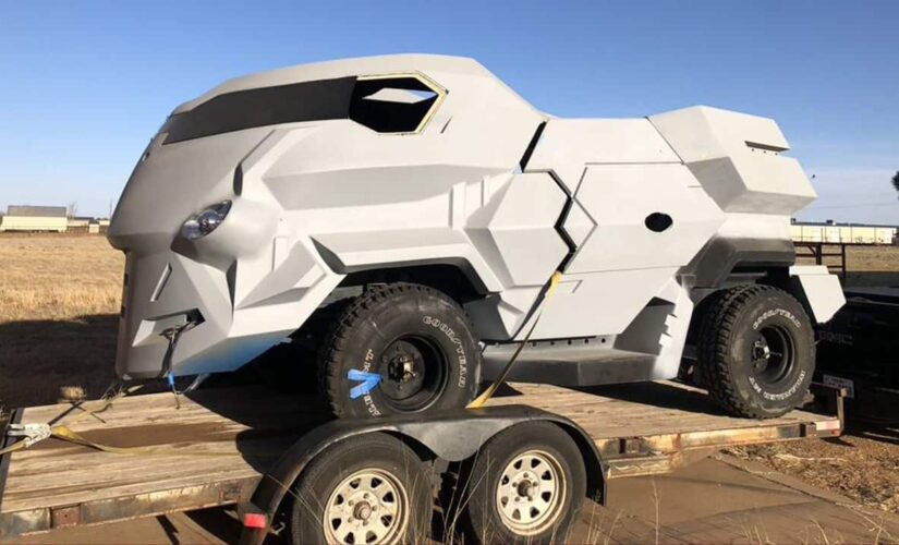 Judge Dredd’s futuristic monster movie truck is for sale