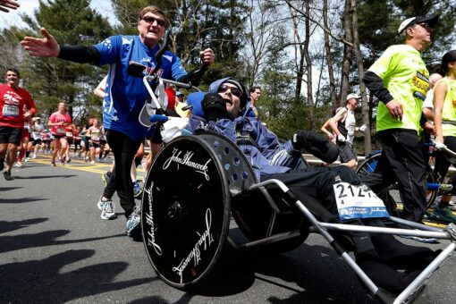Dick Hoyt, who pushed son in multiple Boston Marathons, dies