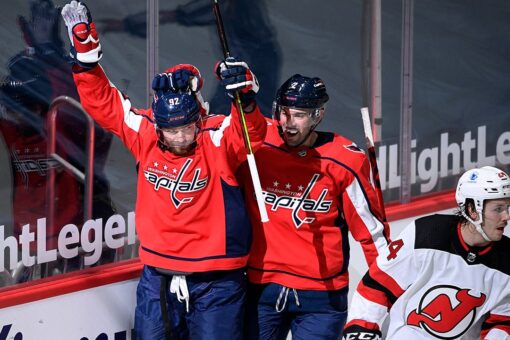 Ovechkin, Kuznetsov lead the way as Capitals beat Devils 4-3