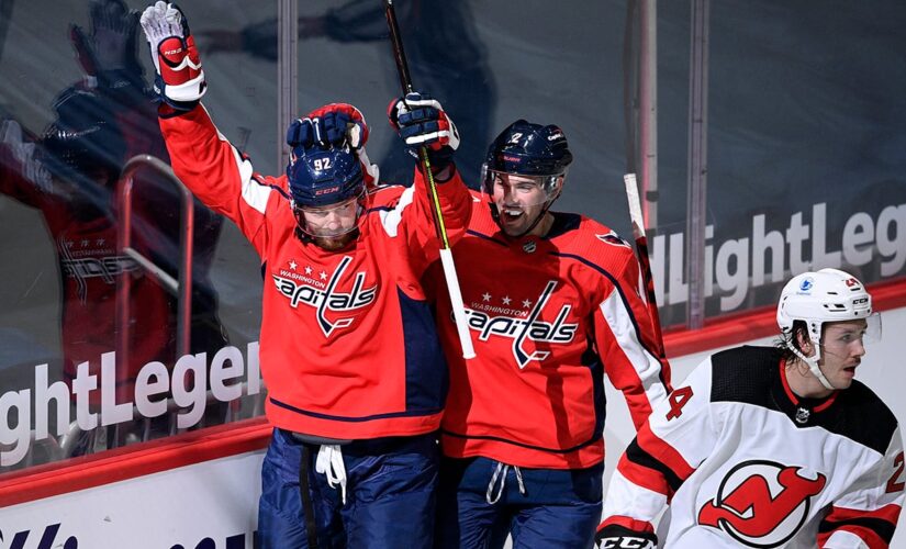 Ovechkin, Kuznetsov lead the way as Capitals beat Devils 4-3