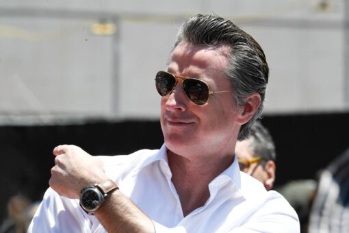 Newsom suggests recall motives are racist