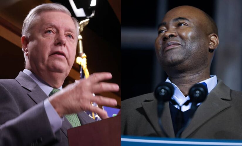 DNC chair Jaime Harrison– who lost to Graham in November– calls out senator over guns