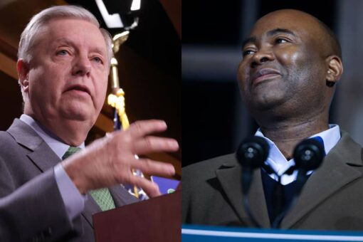 DNC chair Jaime Harrison– who lost to Graham in November– calls out senator over guns