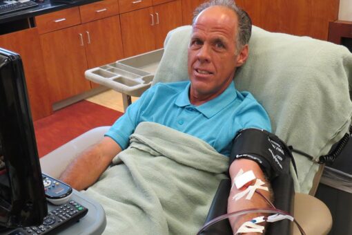 Texas man donates 120 gallons of platelets over 37 years