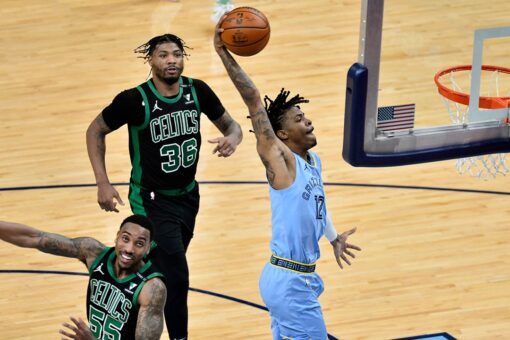 Morant, Brooks lead Grizzlies past Celtics in overtime
