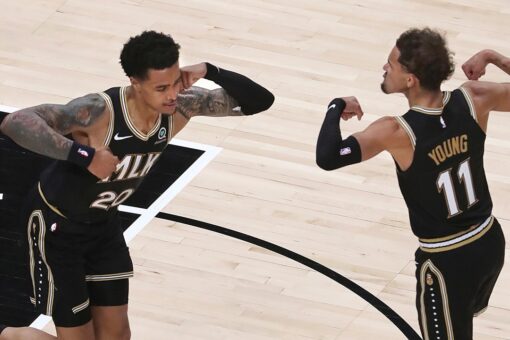 Young, Bogdanovic each score 23, Hawks win seventh straight