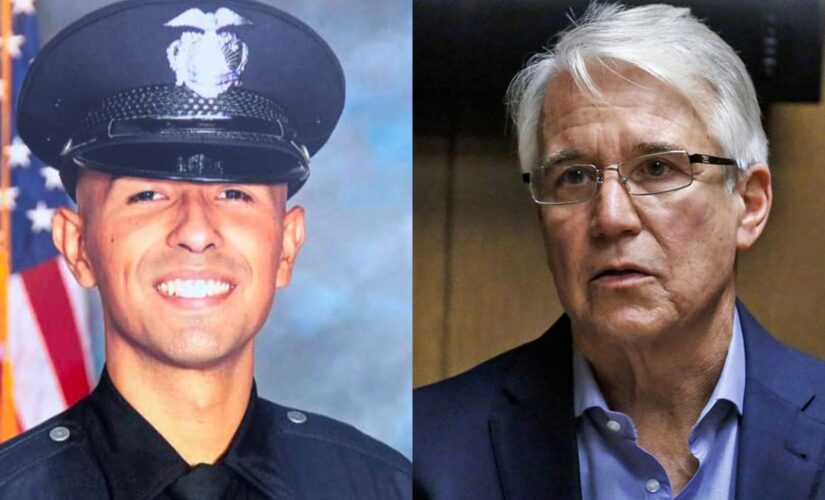 ‘We’re being victimized again’: Sister of murdered LAPD officer rips liberal DA Gascón