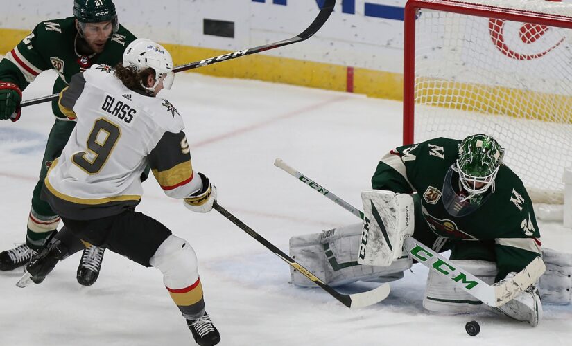 Kahkonen gets 1st shutout as Wild beat Golden Knights 2-0