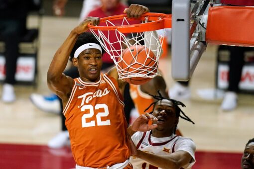 Reserve Kai Jones’ 17 points lead No. 15 Texas past Cyclones