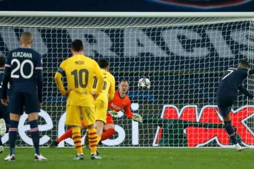 PSG draws 1-1 with wasteful Barcelona to reach CL quarters