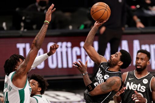 Irving scores 40, Nets beat Celtics 121-109