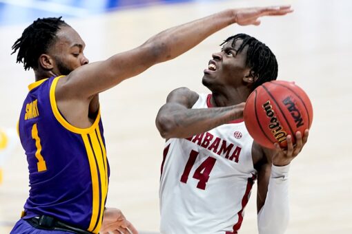 Alabama, LSU players have heated kerfuffle before SEC men’s basketball championship
