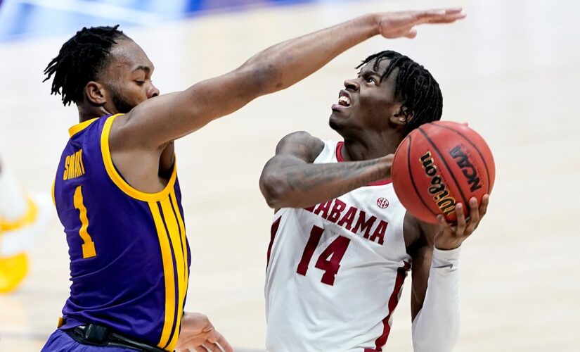 Alabama, LSU players have heated kerfuffle before SEC men’s basketball championship