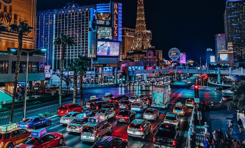 Crowds of people swarm Las Vegas Strip days before capacity limits ease