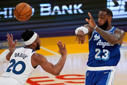 LeBron gets 99th triple-double, Lakers rout Wolves 137-121