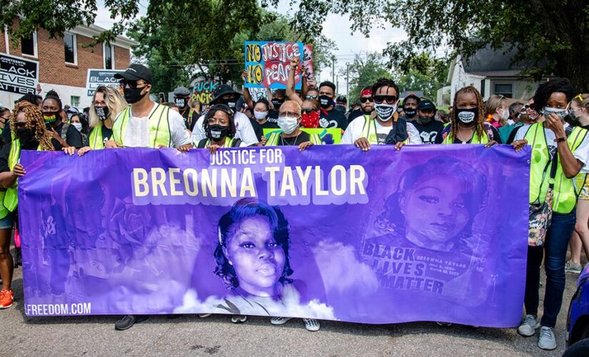 Breonna Taylor ‘armed’ protesters prompt Louisville police to declare ‘unlawful assembly’