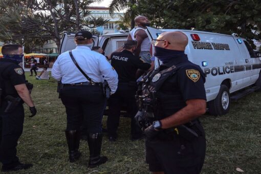 Miami Beach police have seized more than 100 guns this spring break season, officials say