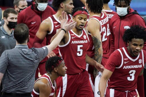 Moody leads No. 12 Arkansas past South Carolina 101-73