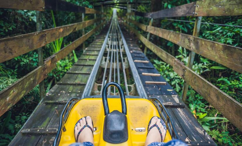 Guest on Tennessee mountain coaster injured after flying out of cart, landing on track