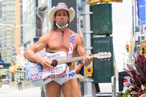 The Naked Cowboy arrested while performing at Bike Week