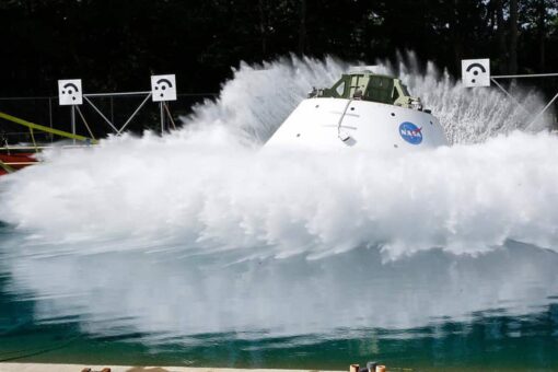 NASA’s Orion capsule begins new water drop tests